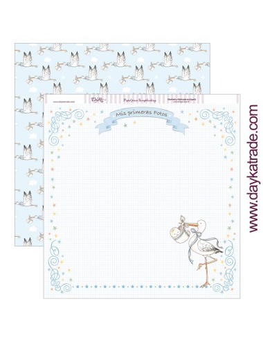 papel scrapbooking "mis primeras fotos" dayka trade