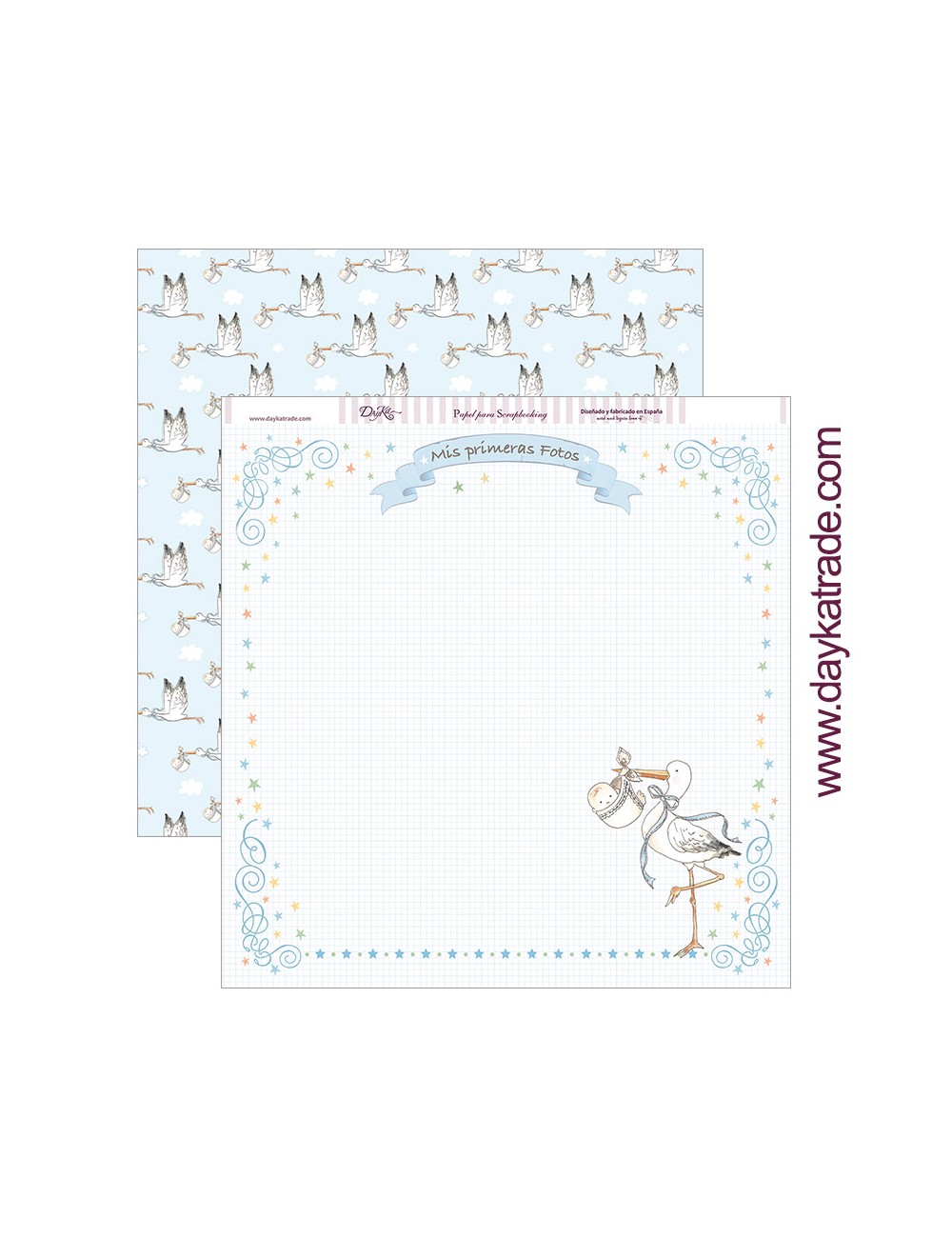 papel scrapbooking "mis primeras fotos" dayka trade