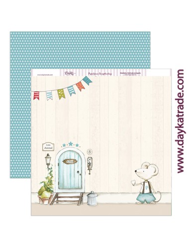 papel scrapbooking "ratón pérez"