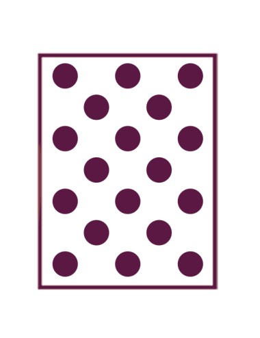 Plantilla de estarcido para decorar "puntos"