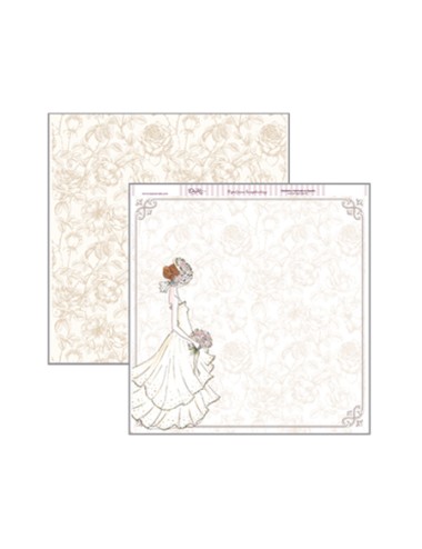 papel scrapbooking dayka "novia"