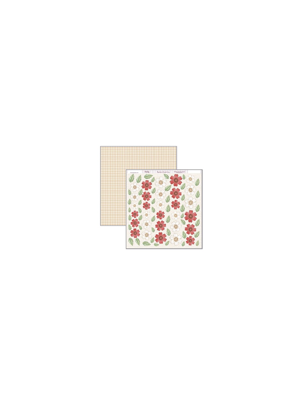 papel scrapbooking flores para recortar