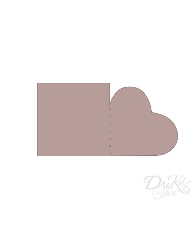 patrón corazón simple