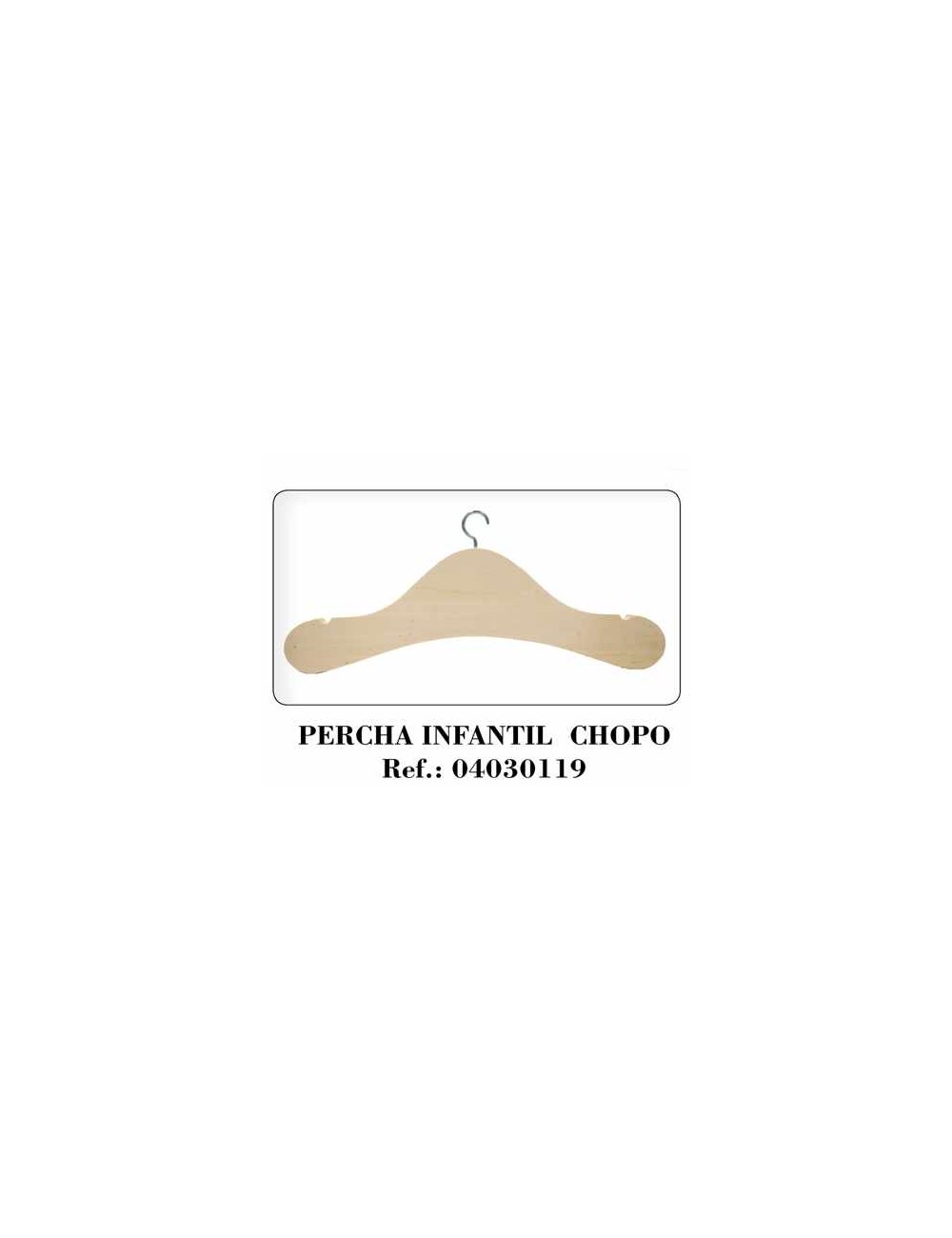 percha infantil chopo
