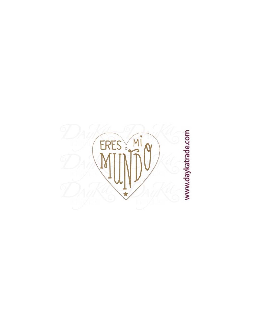 Etiqueta mensaje "eres mi mundo"