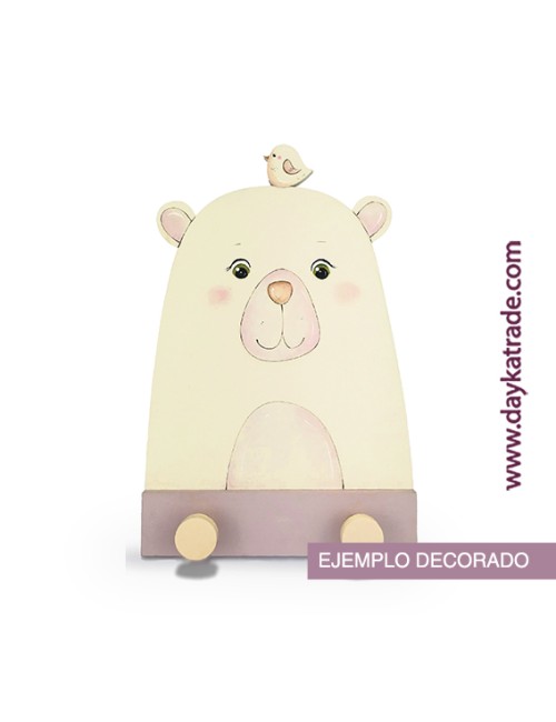 perchero infantil oso