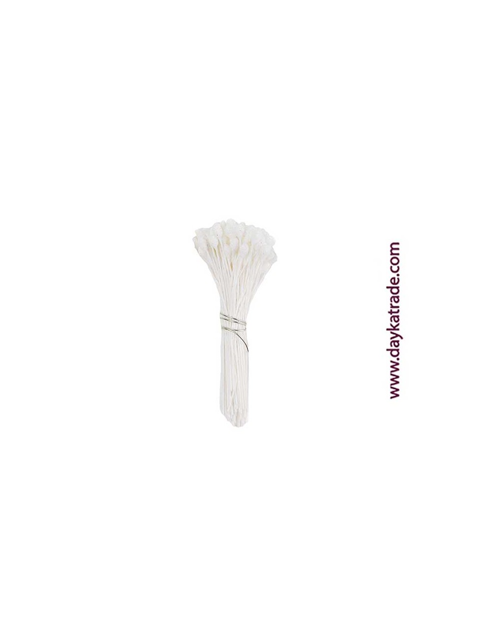 pistilo blanco glitter