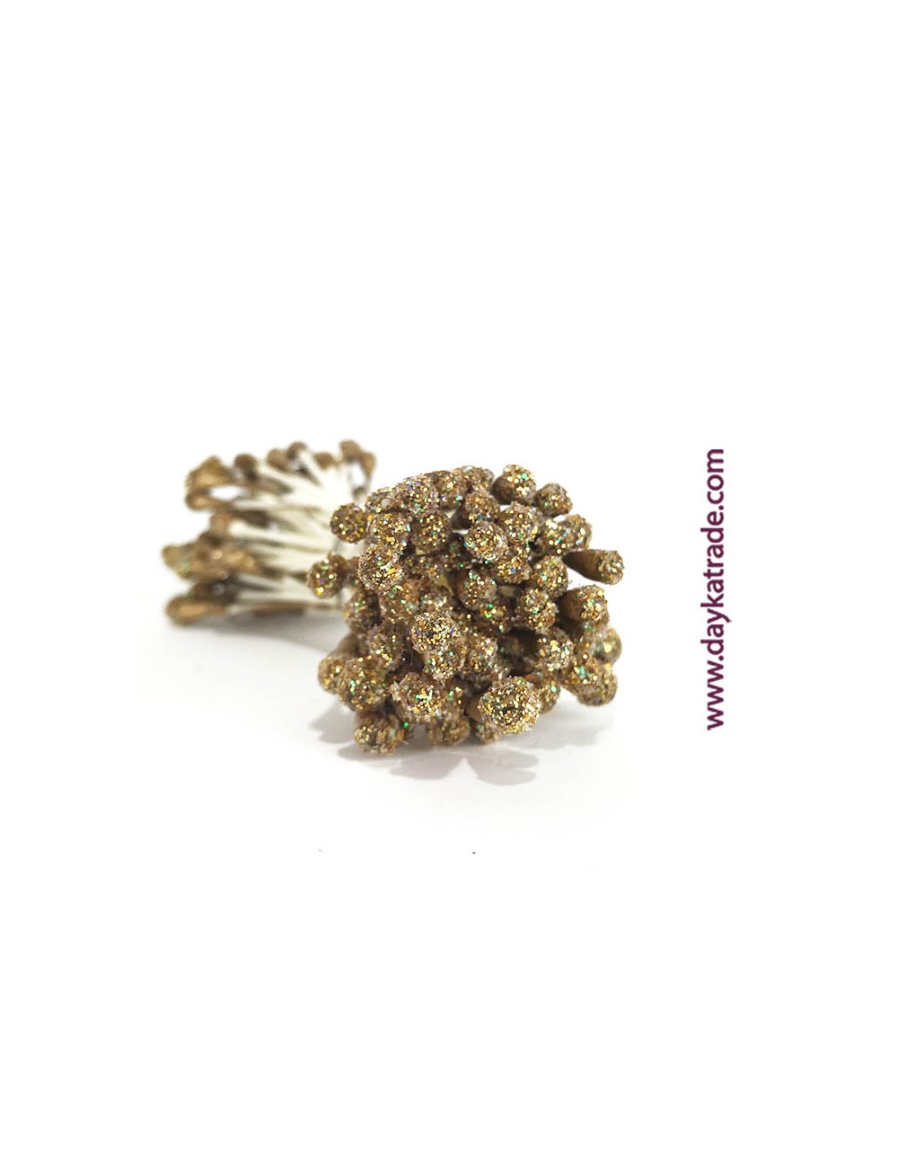 Pistilo doble oro brillante