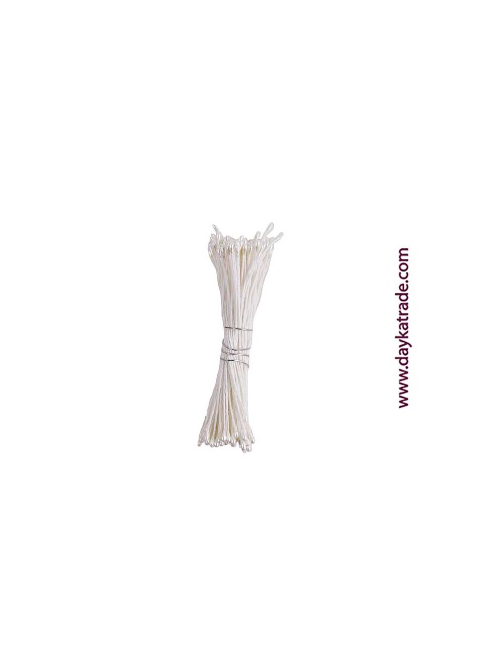 pistilo perla blanco doble