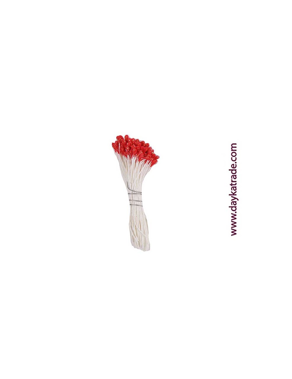 pistilo rojo glitter