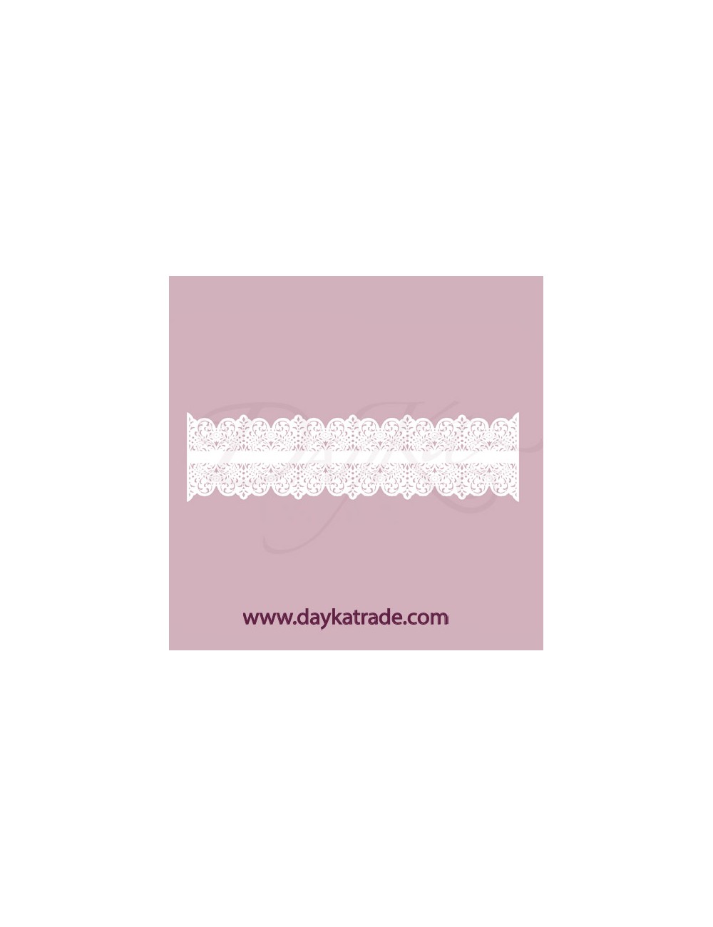 puntilla de cartón blanco