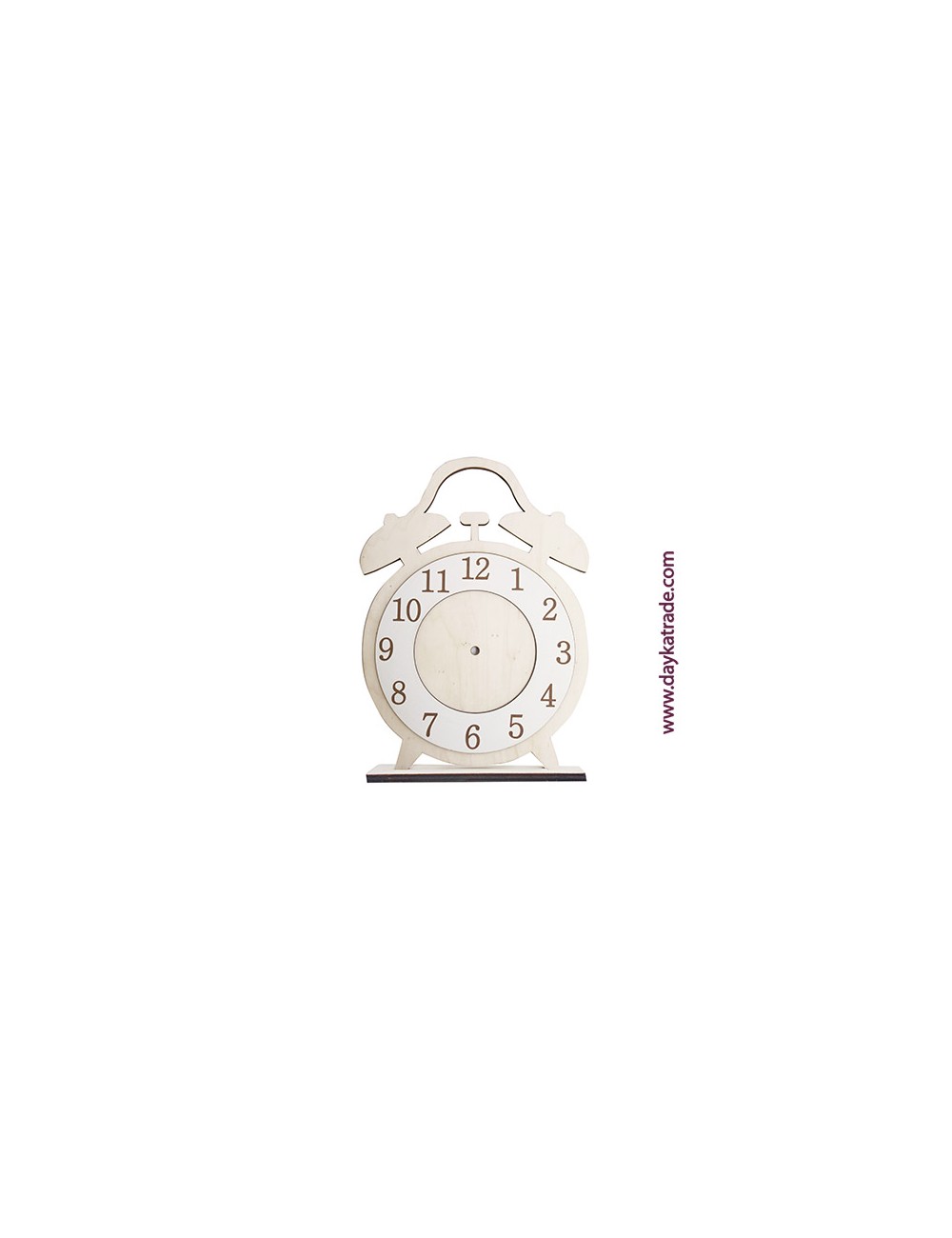reloj despertador con peana