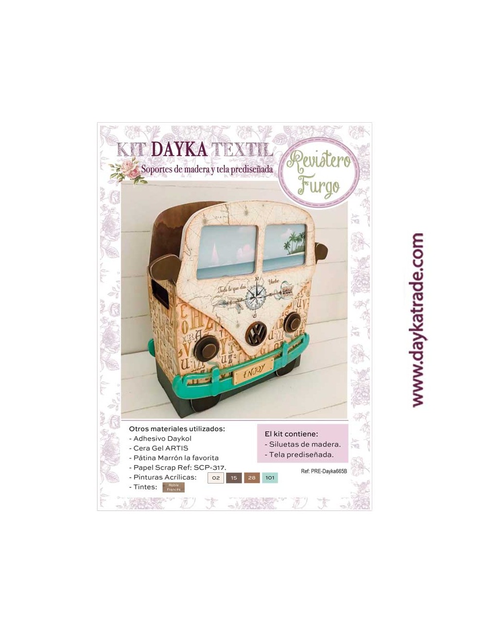 revistero furgoneta "Antique Style"