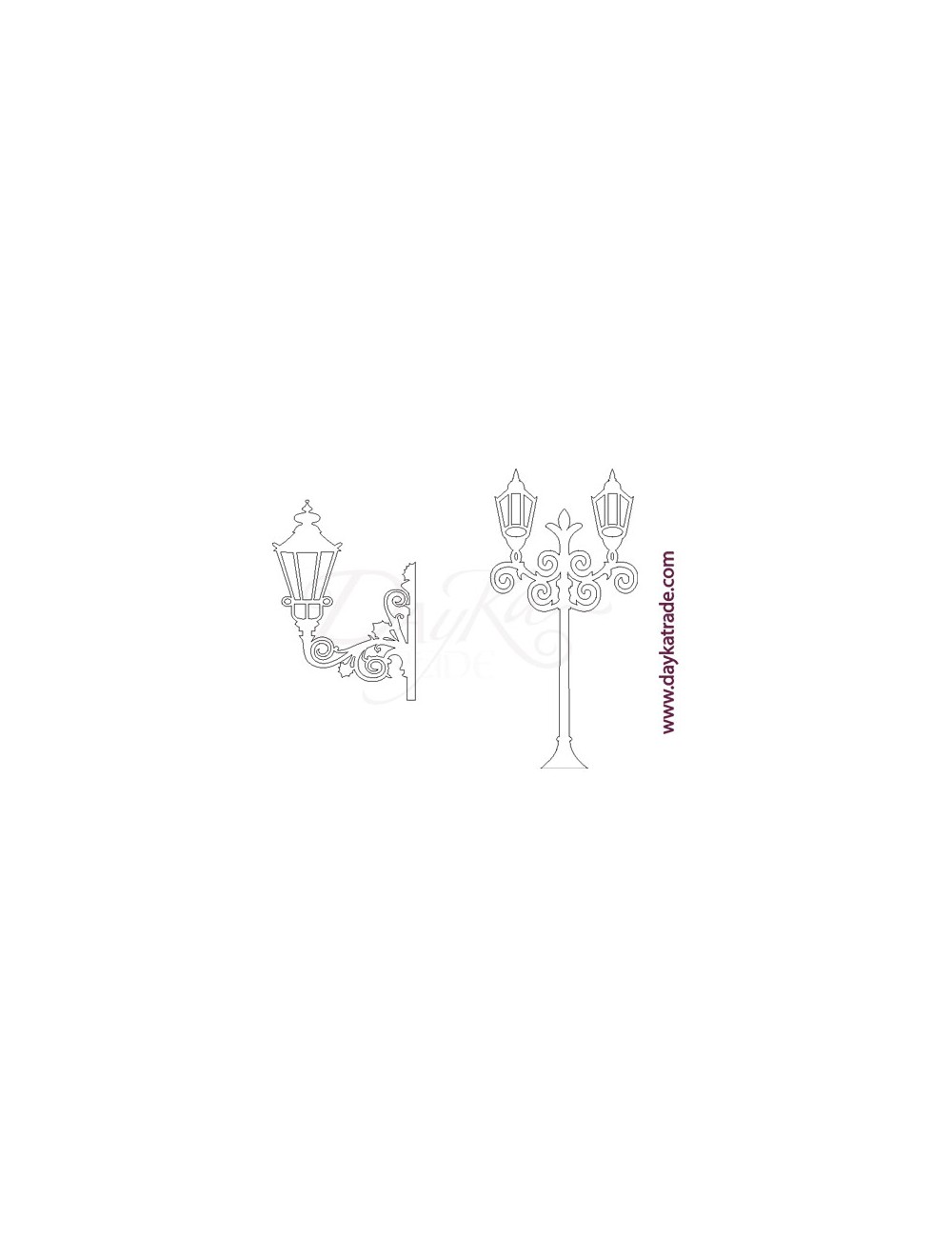 set 2 farolas