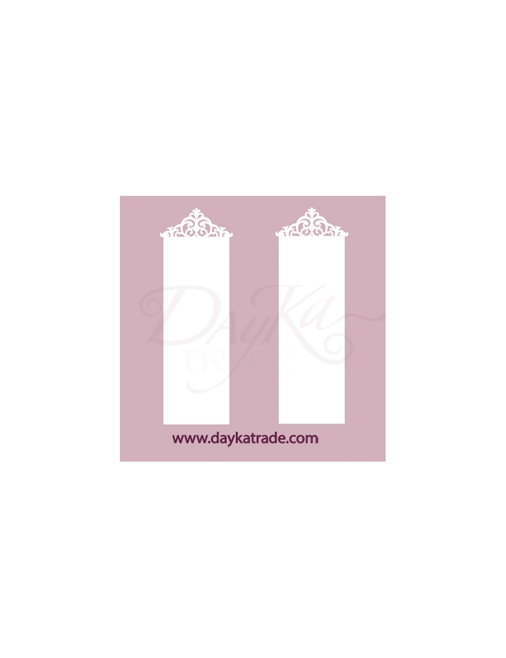 set marca páginas de cartón blanco