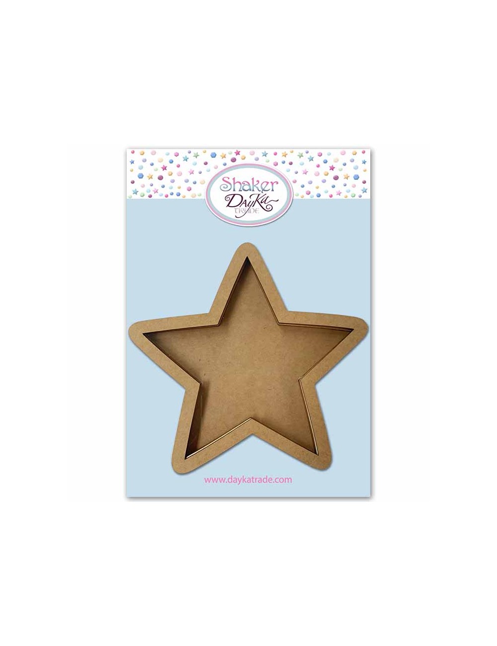 shaker estrella de 15x14 cm