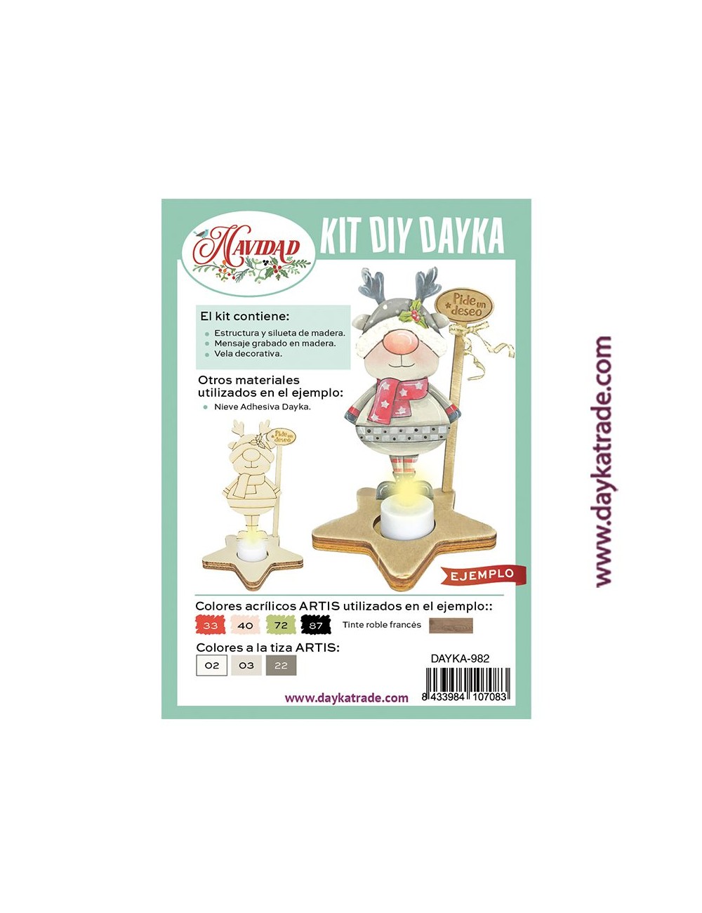soporte vela reno