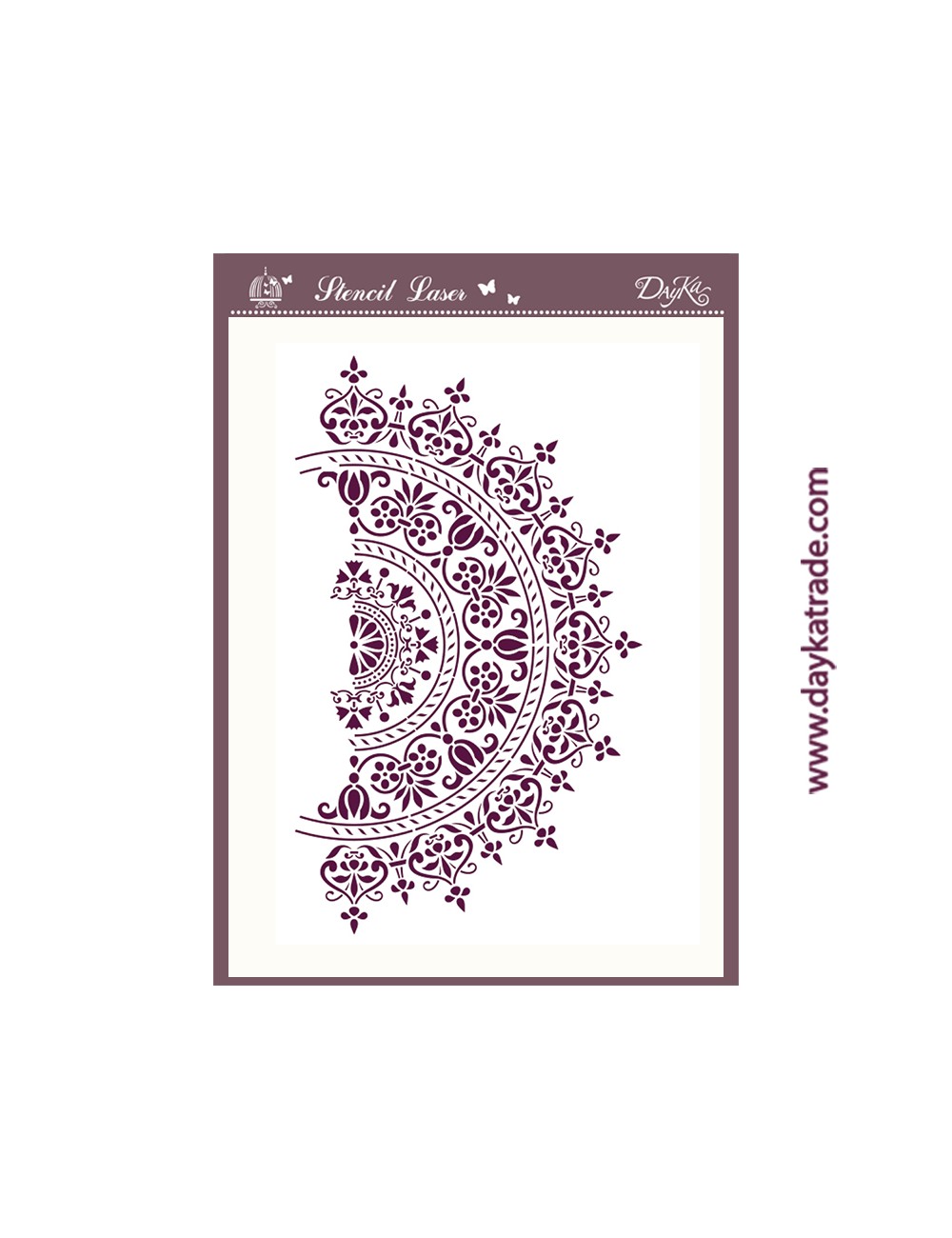 stencil A2 dayka fondo mandala