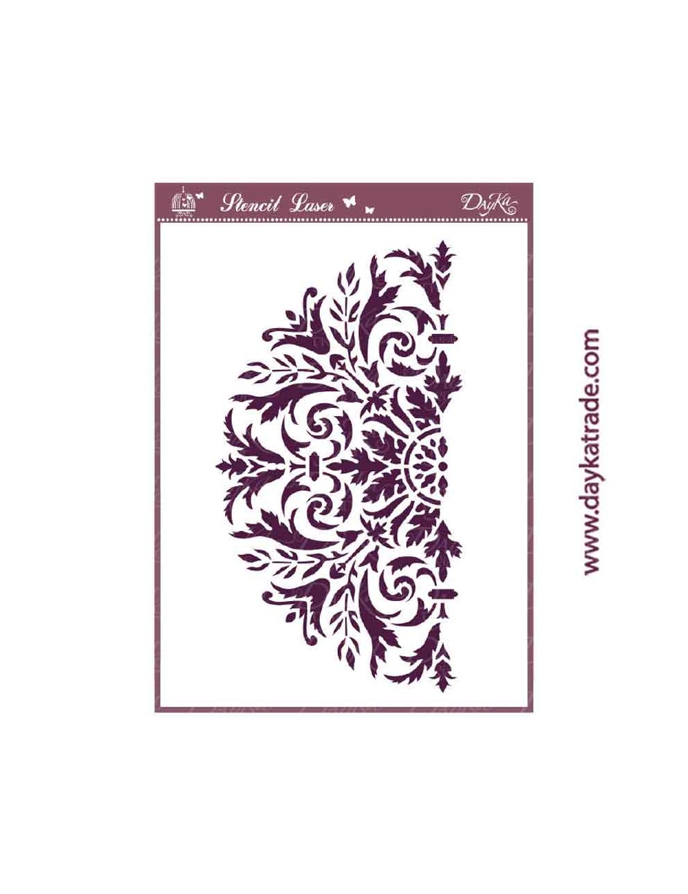 stencil A2 dayka mandala