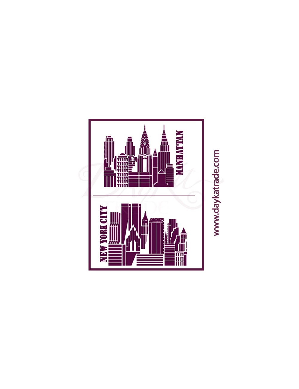 stencil A2 dayka new york - manhattan