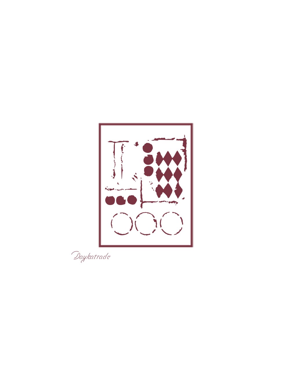 stencil A5 dayka