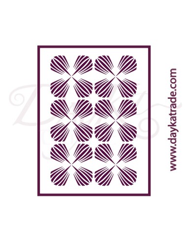 stencil A5 dayka  fondo hojas