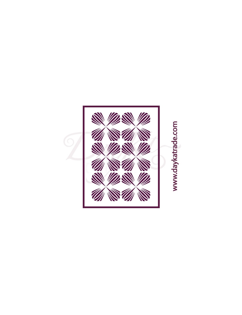 stencil A5 dayka  fondo hojas