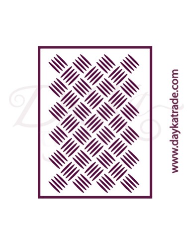 stencil A5 dayka  fondo rayas
