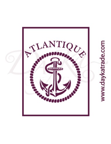 stencil A5 dayka "ancla atlantique"