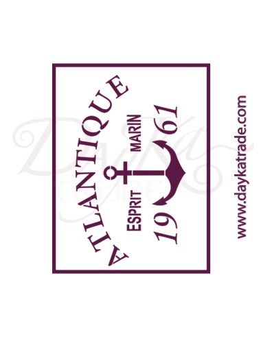 stencil A5 dayka "atlantique ancla"