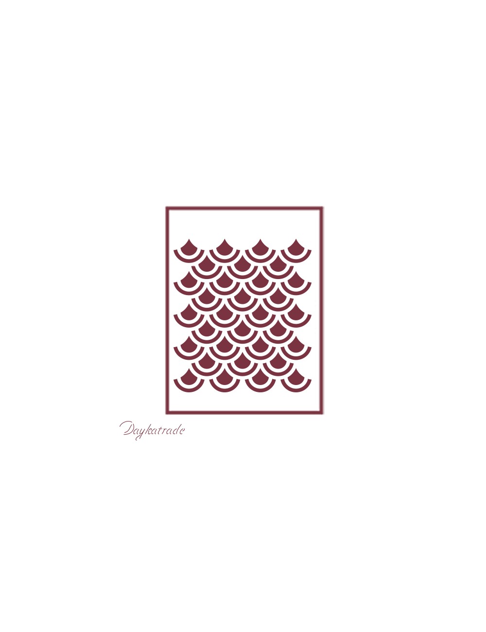 stencil A5 dayka "fondo"