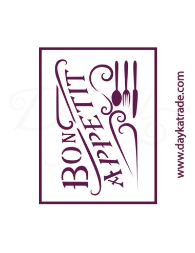 stencil A5 dayka bon appetit