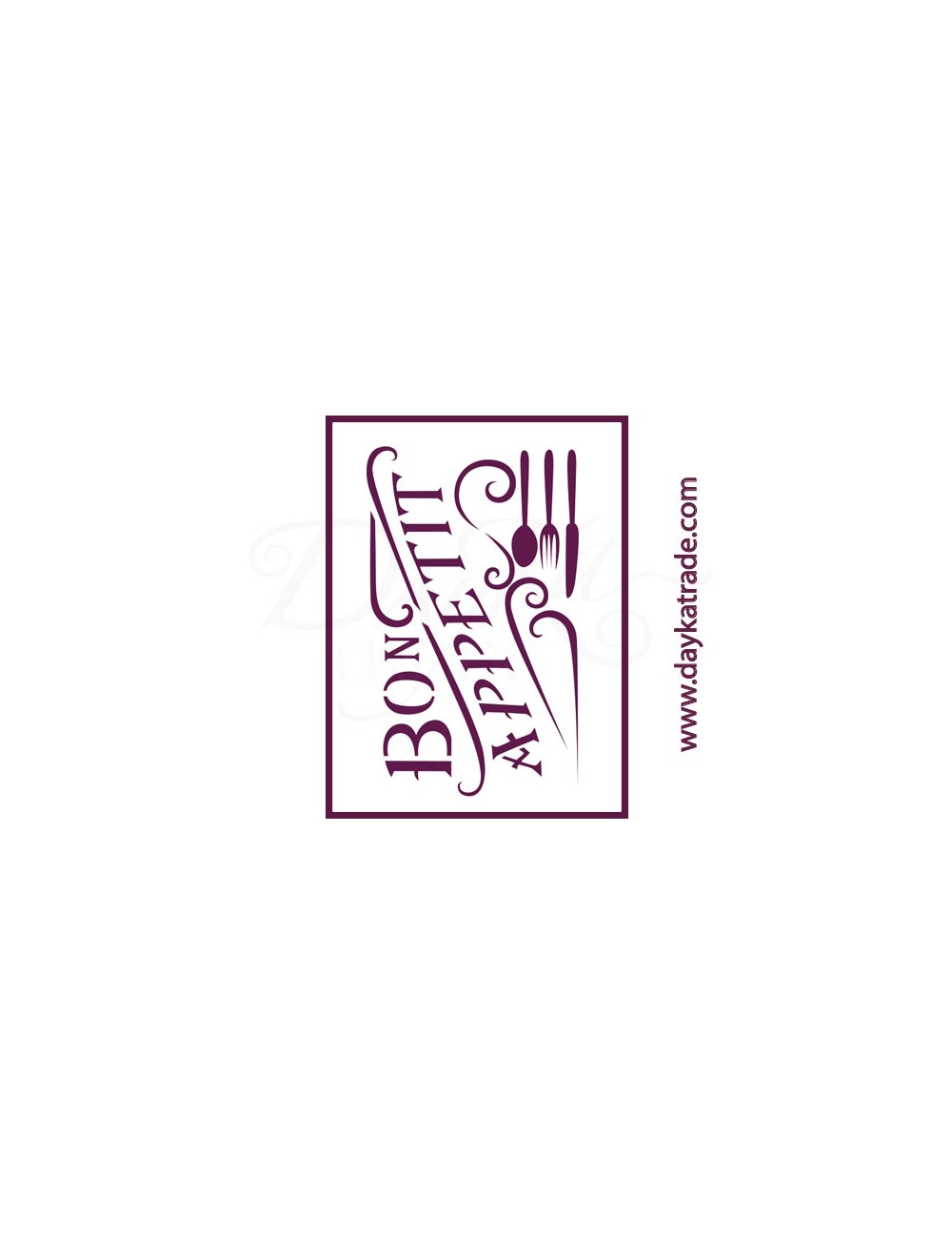 stencil A5 dayka bon appetit