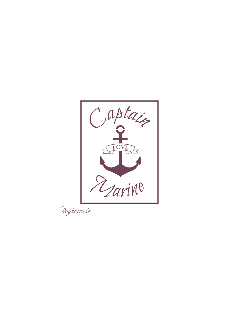 stencil A5 dayka captain