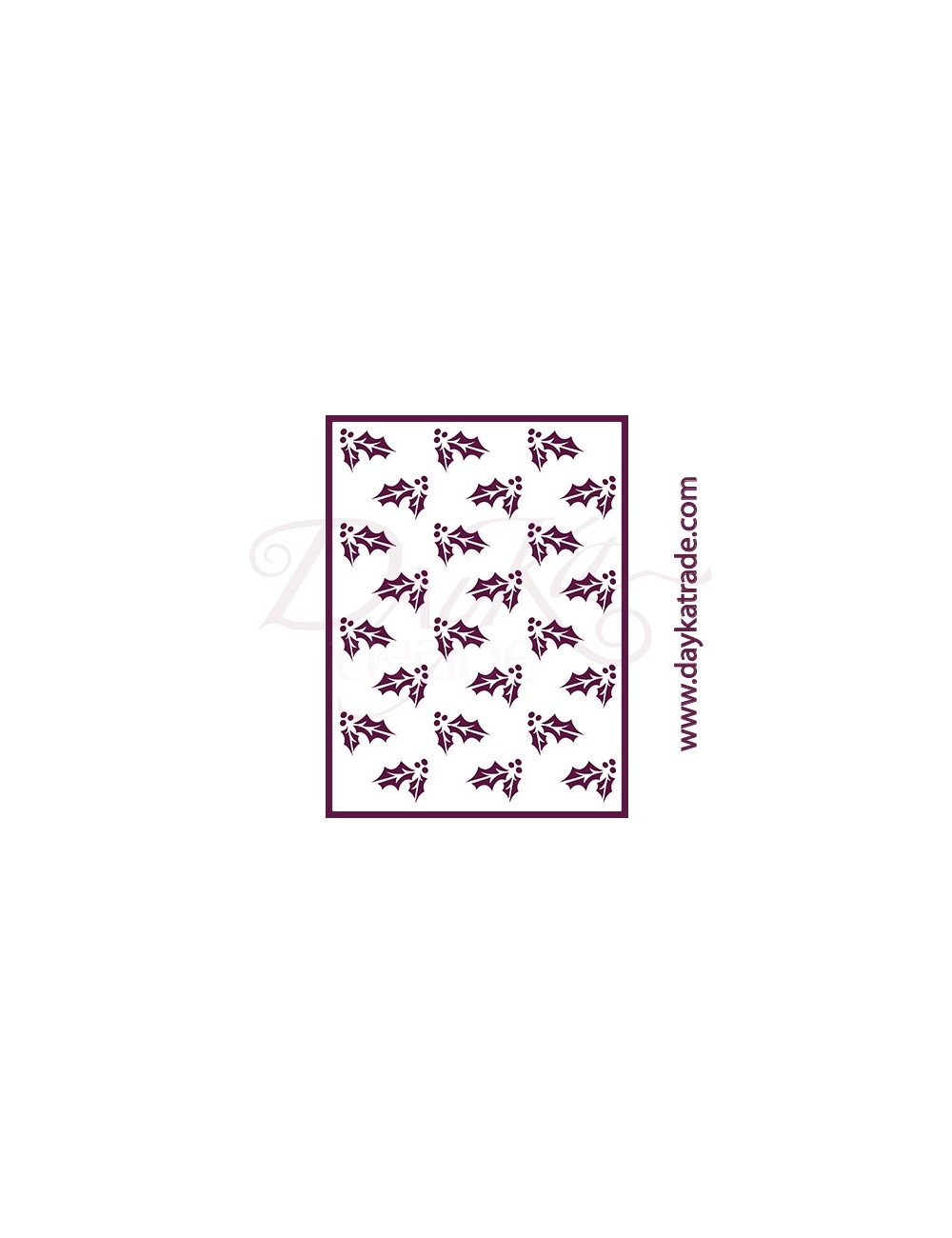 stencil A5 dayka fondo acebo
