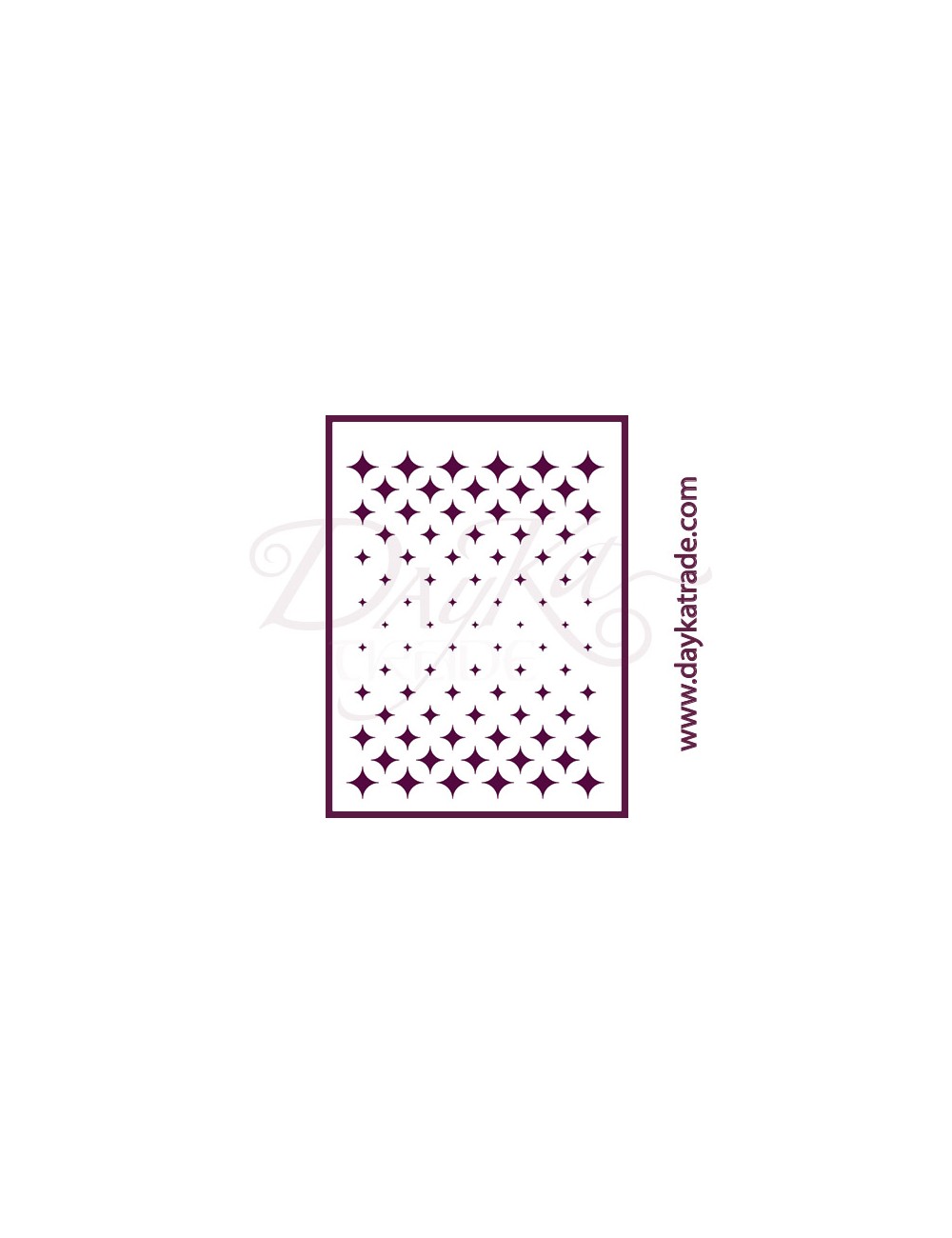 stencil A5 dayka fondo estrellas