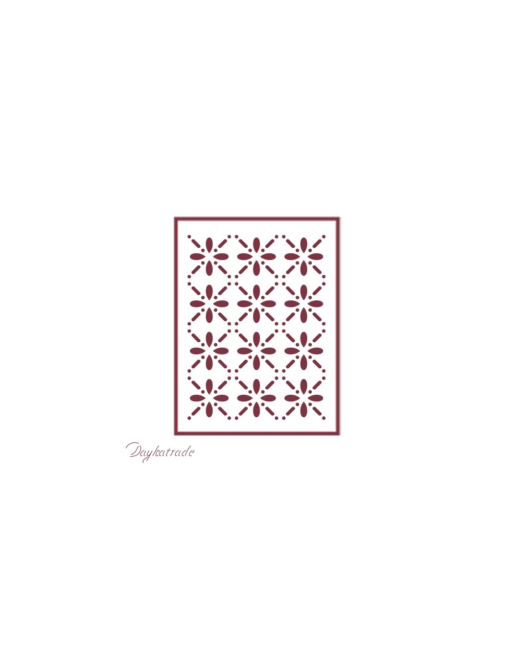 stencil A5 dayka fondo estrellas