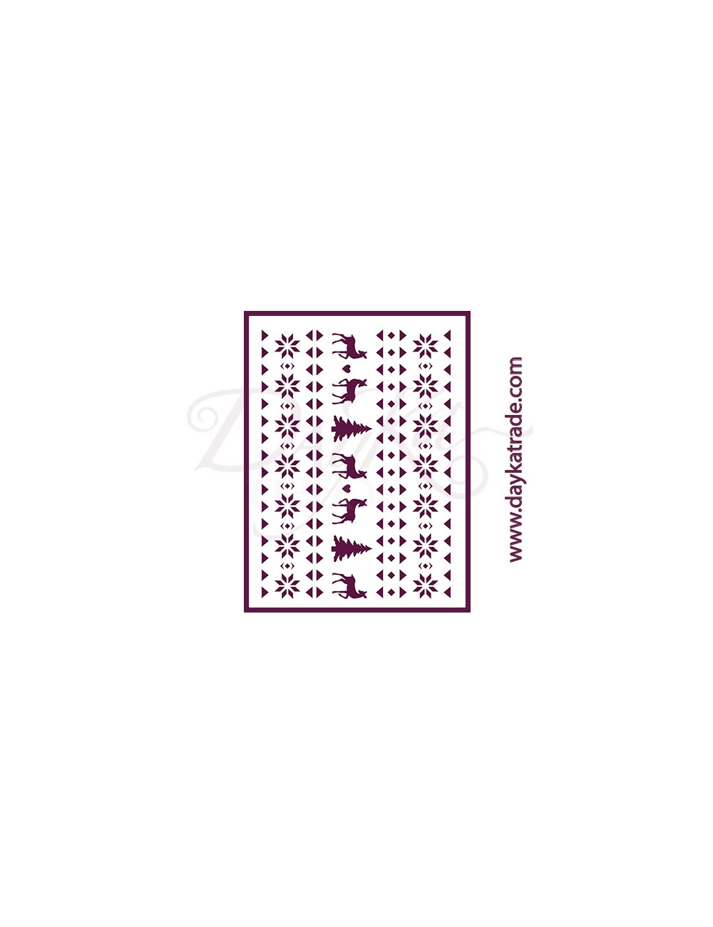 stencil A5 dayka fondo Navidad