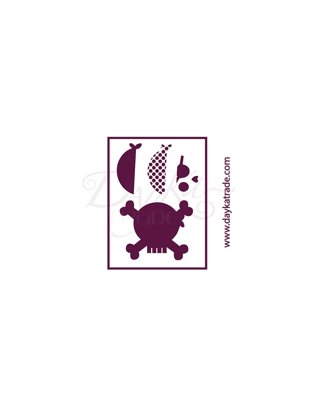 stencil A5 dayka piratas