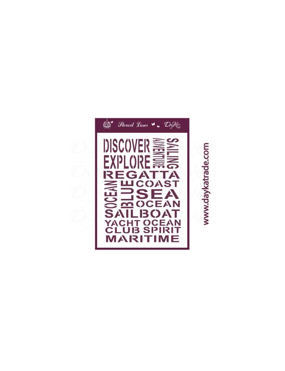 stencil A5 dayka texto