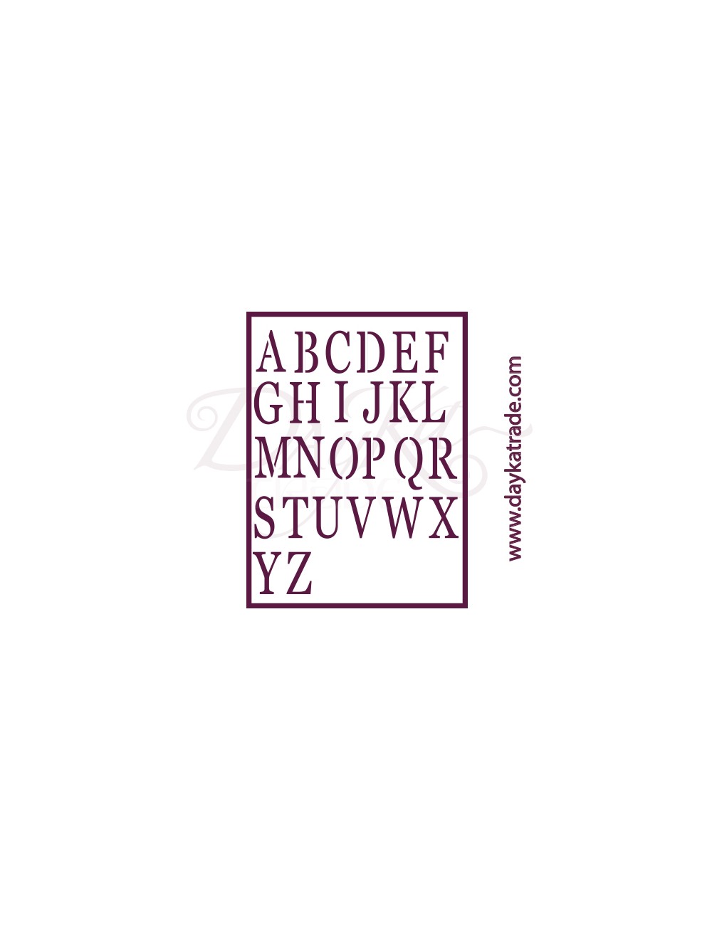 stencil A6 dayka