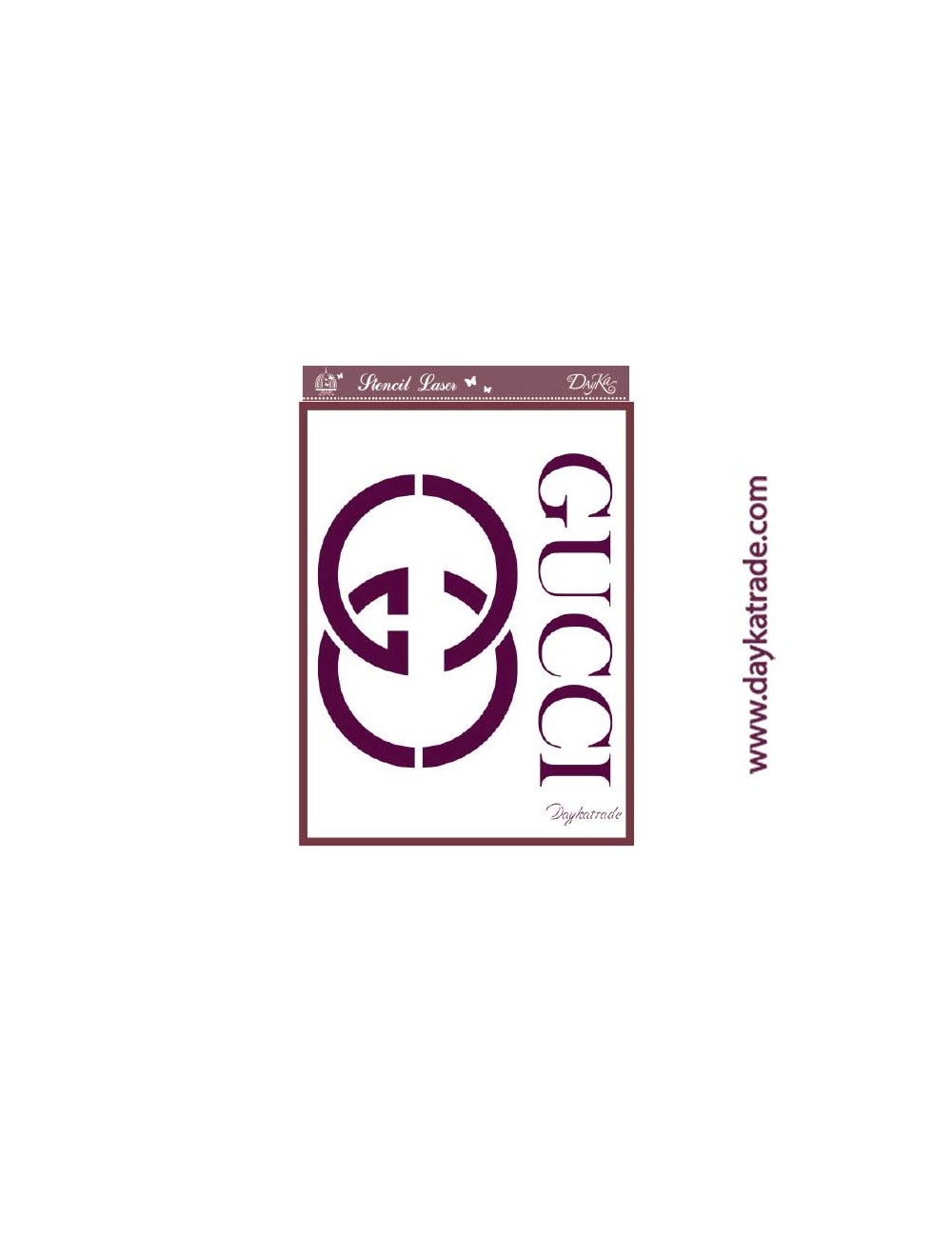 stencil gucci A6 dayka