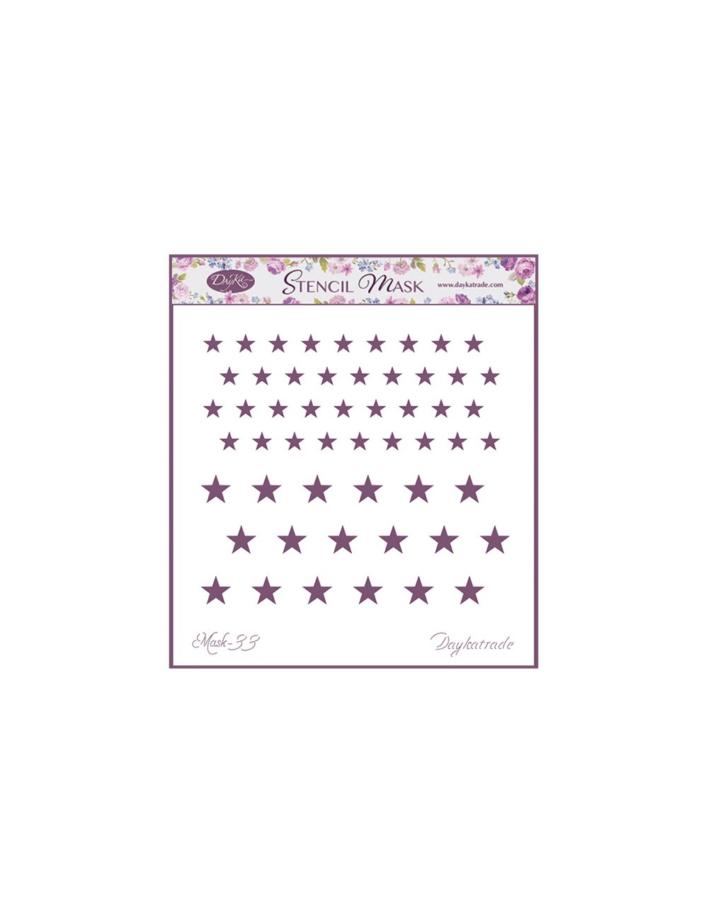 stencil mask dayka "estrellas"