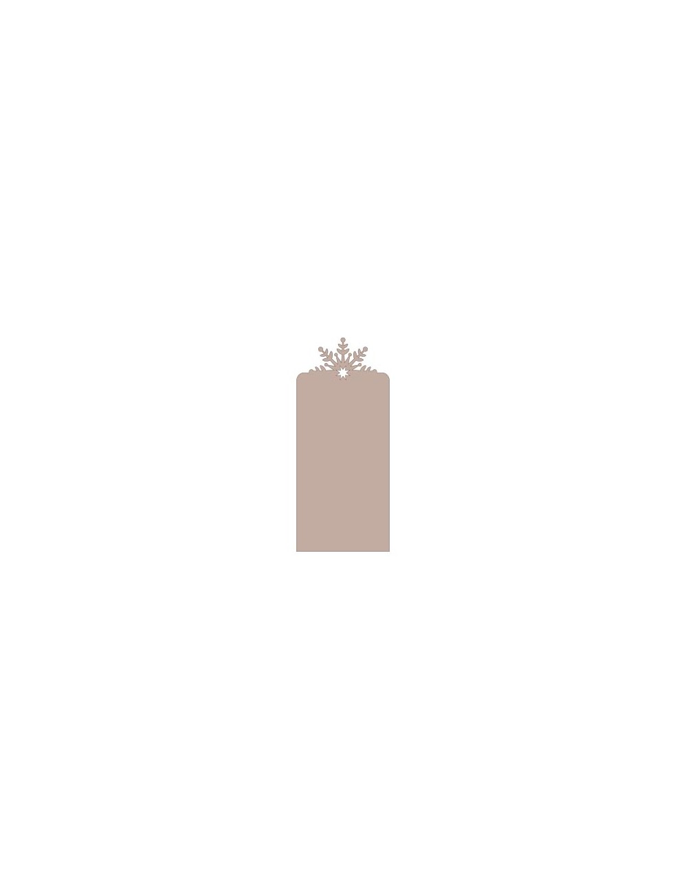 tabla para cubiertos navideños de cartón