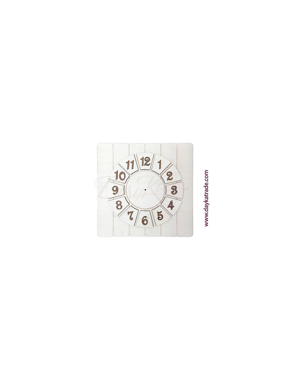 tabla reloj números 59x59