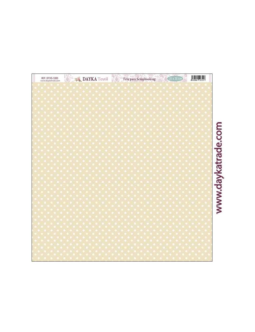 tela para scrapbooking ? fondo lunares amarillo ?En Comunión con la naturaleza?