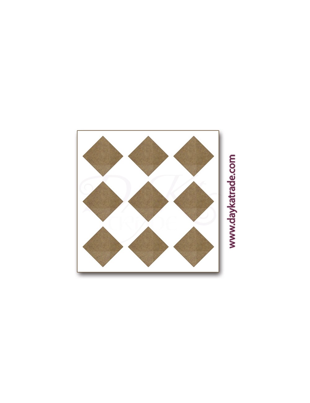 Azulejo en tablero lacado
