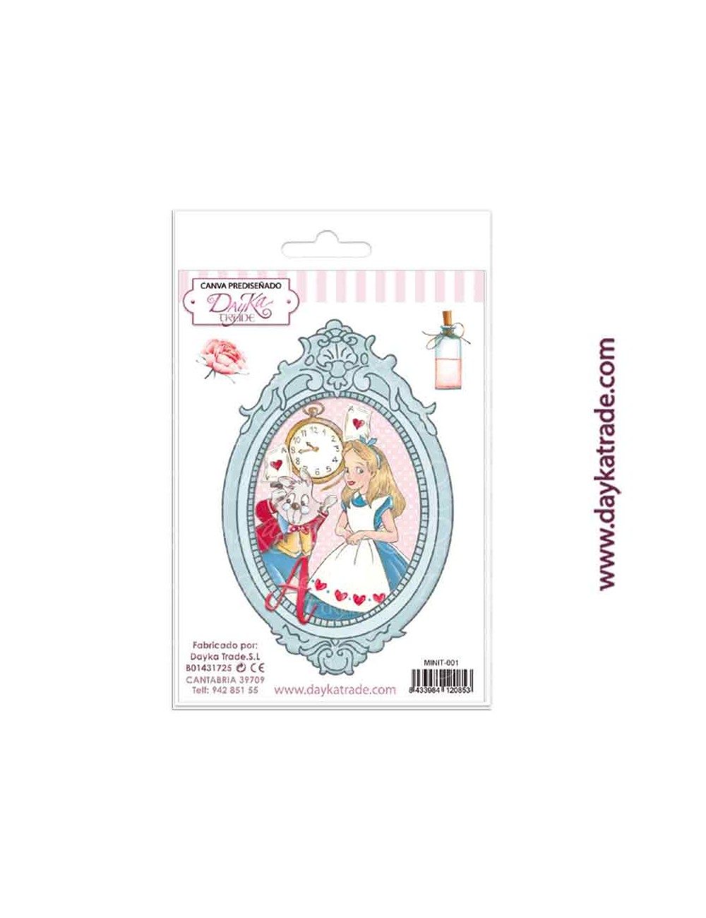 tela para scrapbooking y cartonaje- alicia