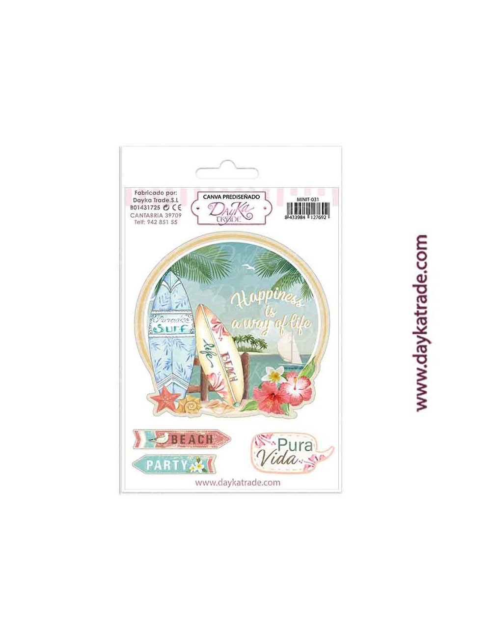 tela para scrapbooking y cartonajecolección "fiesta tropical"