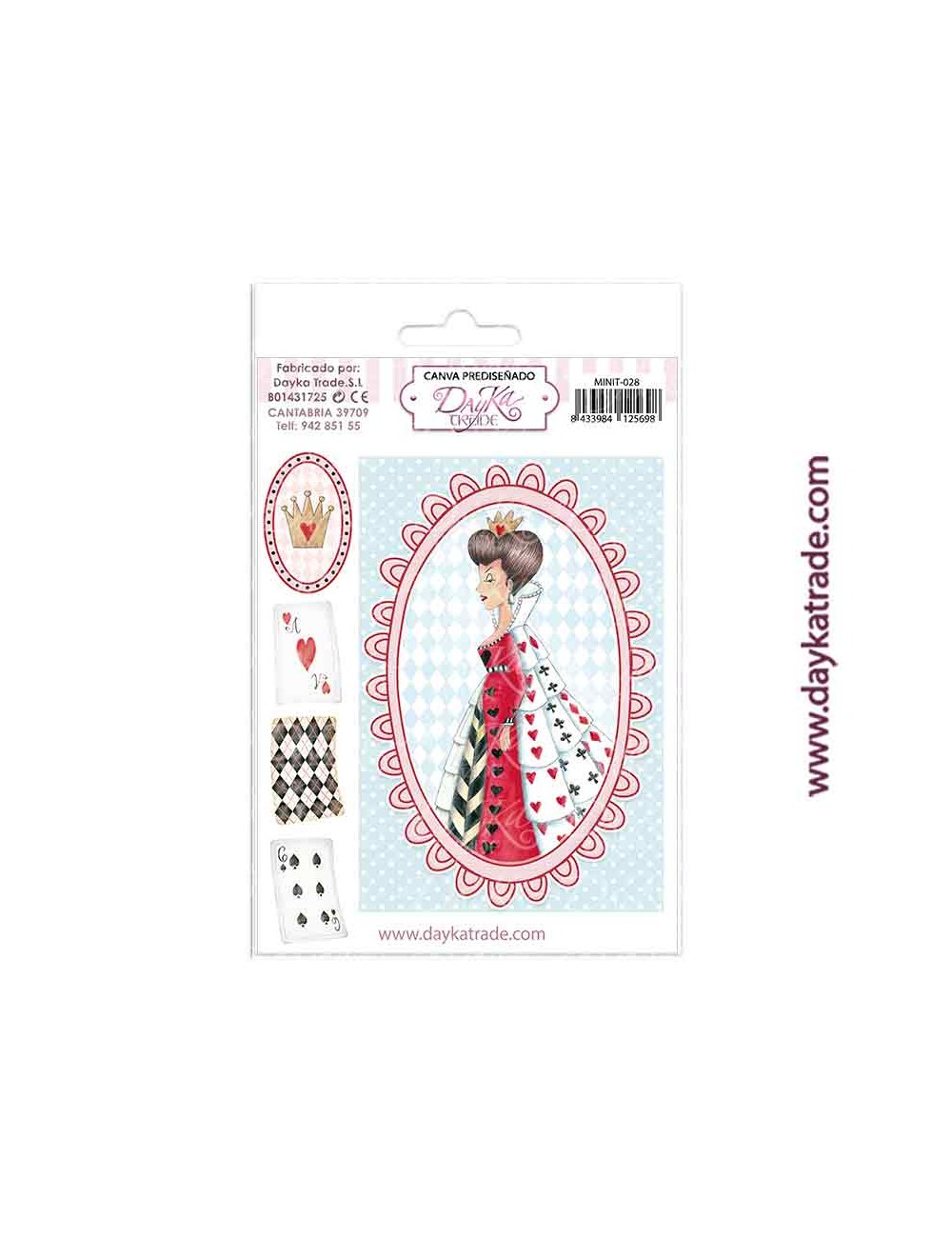 tela parascrapbooking y cartonajereina de corazónes